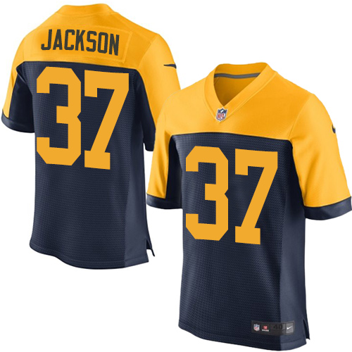 Nike Packers #37 Josh Jackson Navy Blue Alternate Men's Stitched NFL New Elite Jersey - Click Image to Close